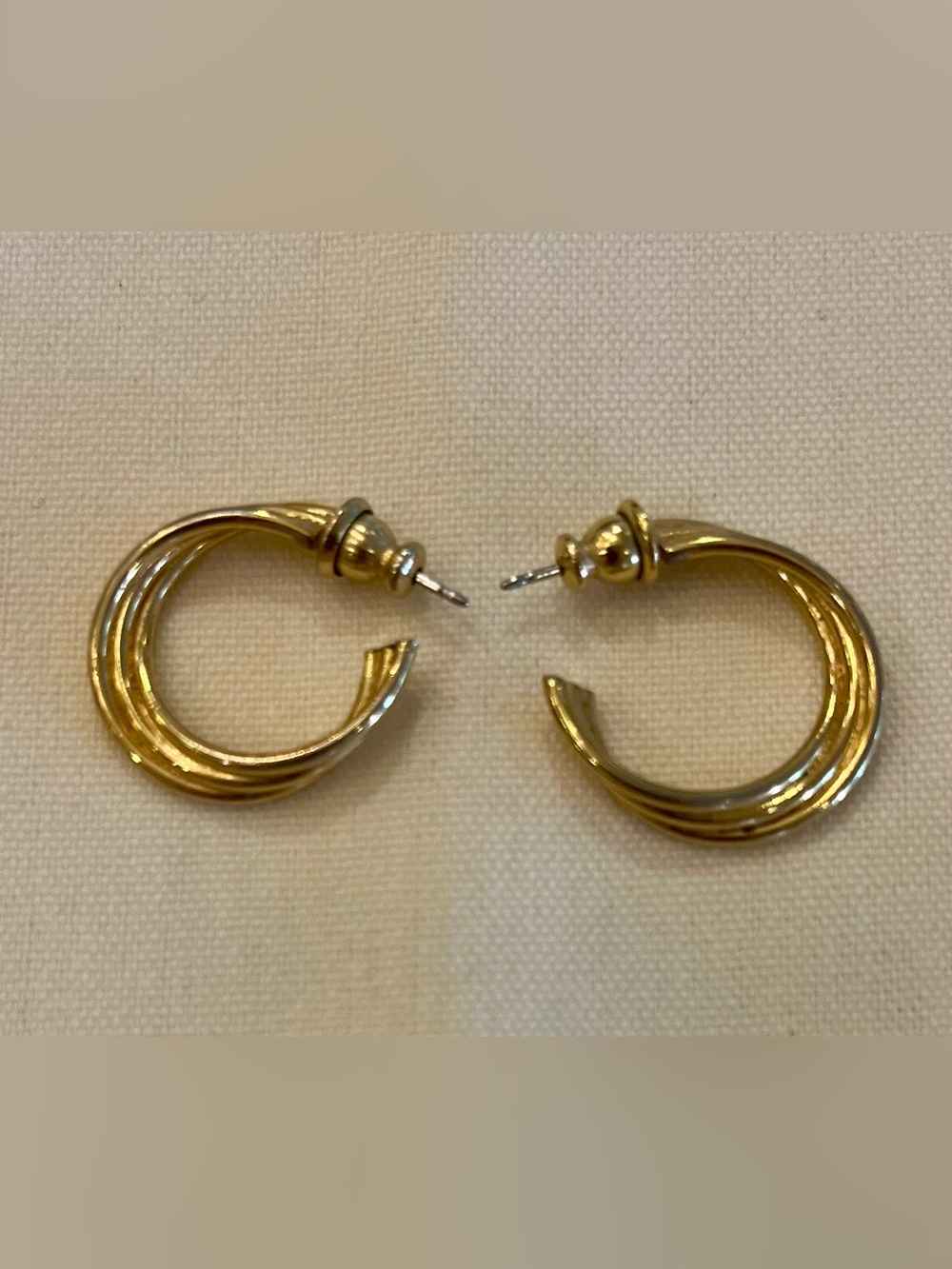 Napier Gold Hoop Earrings-Classic Women’s Jewelry